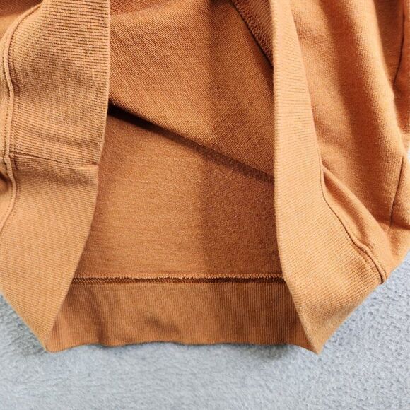 Columbia Sweatshirt Womens M Neutral Brown Wild Mountains Felt Logo Camping - Picture 7 of 14